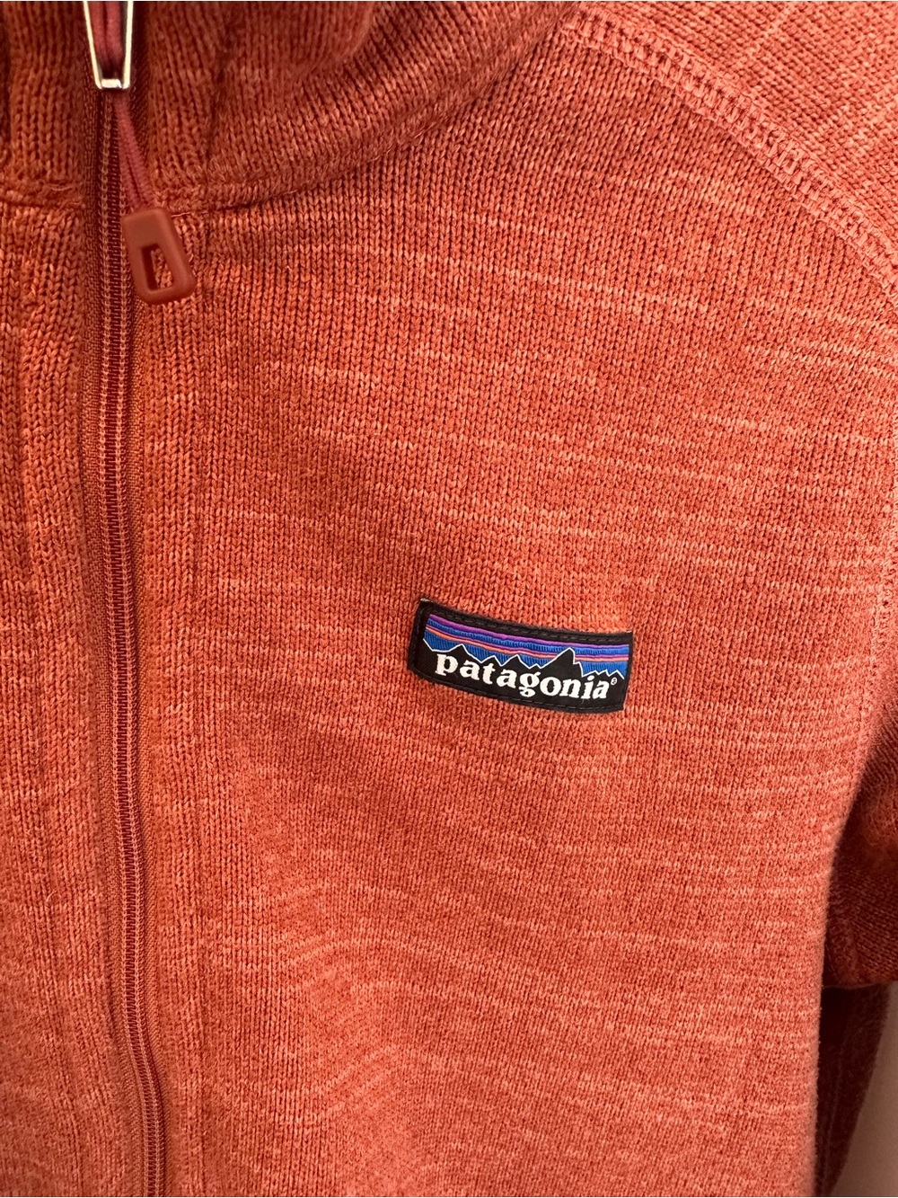 Patagonia womens Better Sweater Jacket Full-Zip Burnt Orange - Picture 6 of 6